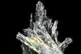 Metallic Stibnite Crystal Cluster - China #93685-2